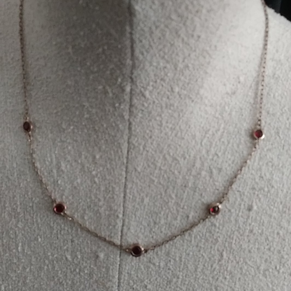 Garnett Necklace
